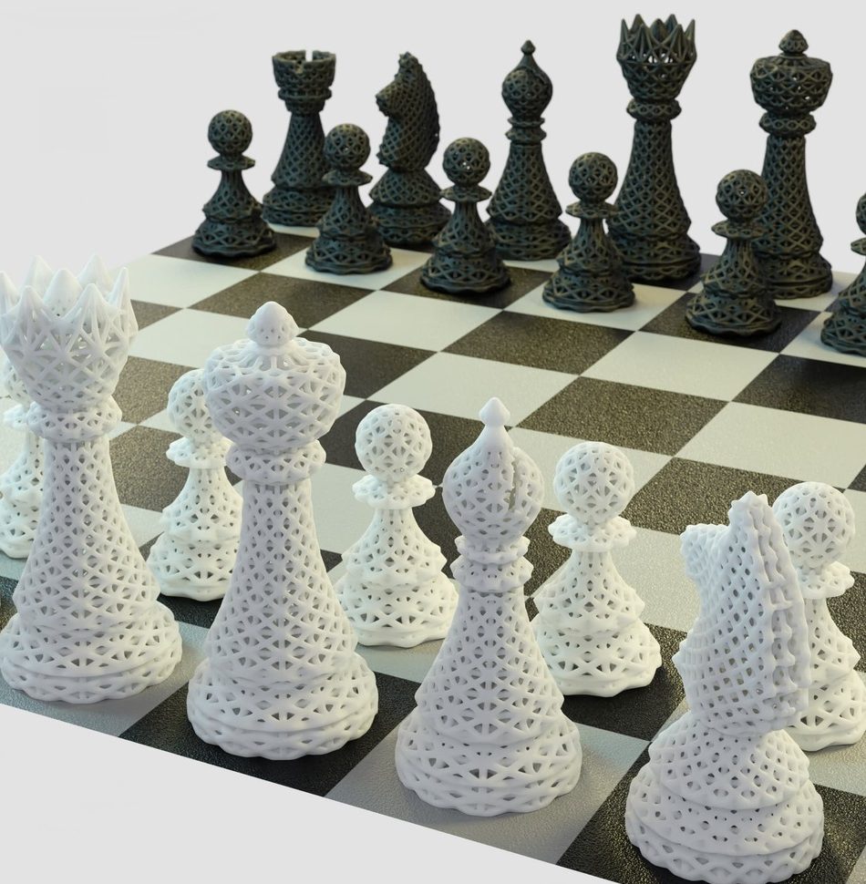Star Lattice Chess Set - Brian James