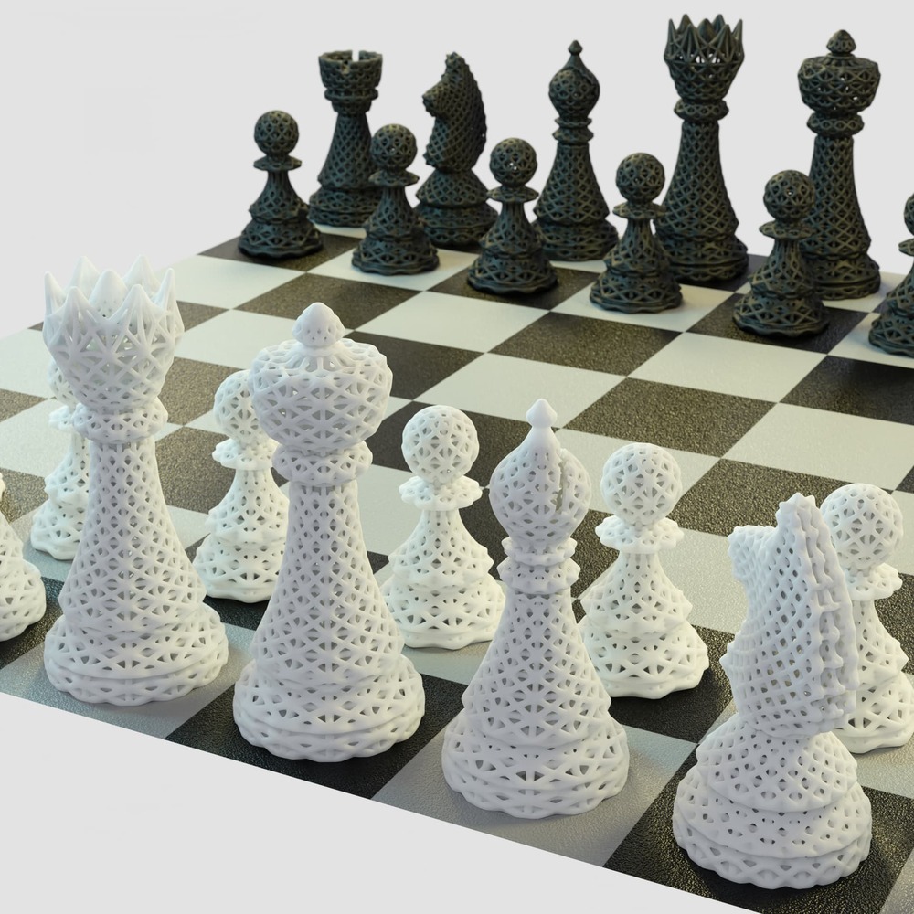 Star Lattice Chess Set - Brian James