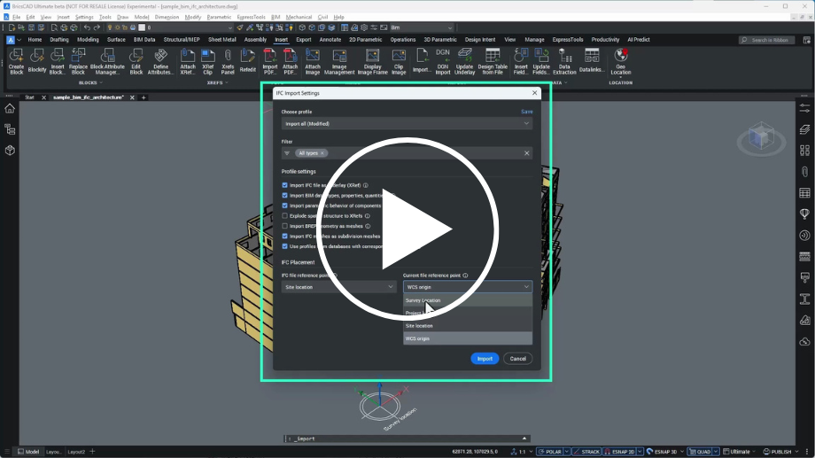 bricscad ifc