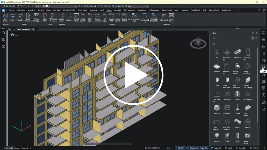 bricscad v26 - blocuri bim