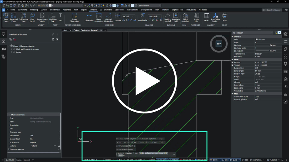 bricscad v26 - tesituri automate